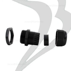 IP68 WATERPROOF BLACK CABLE GLAND COMPRESSION JUNCTION M8/10/12/14/16/18/20-114