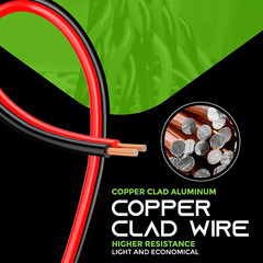GearIT 18 Gauge Wire (500ft – Black/Red) GPT Automotive Primary BlackRed