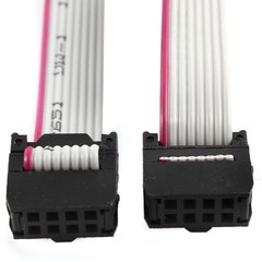 FC-8P IDC 8Pin F/F Hard Drive Data Extension Wire Flat Ribbon Cable 100cm