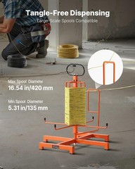 Durable Floor or Wall Mounted Wire Spool Rack – Efficient Cable Management Rack