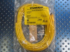NEW TURCK PICOFAST CORDSET RIGHT ANGLE 3-PIN FEMALE U0071-4 PKW 3M-5