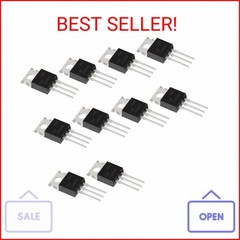 Bridgold 10pcs FQP50N06 FQP50 50N06 N-Channel Mosfet Transistor 52 A 60 V,3-Pin