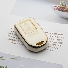 Smart Key Fob Cover Compatible with 2015-2022 Honda Accord Civic CRV CR-Z Fit In