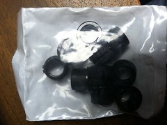NYLON SNAP BUSHING 1/2″ HOLE REGULAR PACK OF 10 BLACK