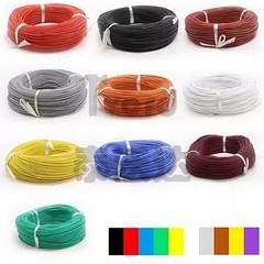Flexible Soft Silicone Wire Cable 2AWG~30AWG UL High Temp Colorful Tinned Copper