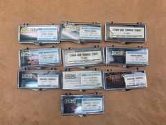 TEN PARTIAL BOXES NOS MICRO-MEASUREMENTS BONDED TERMINALS PART# IN PICTURES