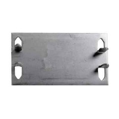 Dottie 411 16-Gauge Steel Safety Plates 1-1/2” x 2-3/4” (100 Pack)