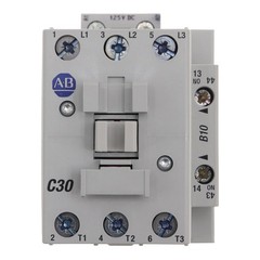 ALLEN-BRADLEY 100-C30ZS10 IEC CONTACTOR, 100-C, 3P, 3PH, 30A, 600V