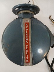 Vintage Appleton Reelite Retractable Shop Extension Cord *NEEDS NEW CORD*
