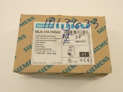 Siemens 5SJ4210-7HG42 Miniature 10A Circuit Breaker MCB 2P