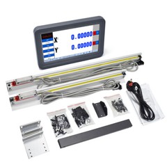 2/3 Axis DRO Digital Readout Touch Screen LCD Display + Linear Glass Scale Kit
