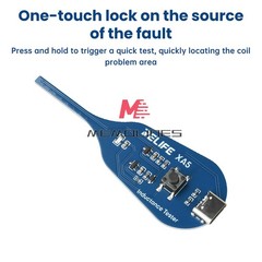 1-10pcs XA5 Motherboard Coil Tester Electromagnetic Inductor Detector Type-C