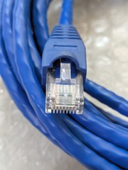 Legrand 541-110-012 Quick Set 12ft Blue Booted Cat6 Cable Pack of 5 OEM Network