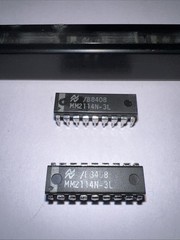 National Semiconductor MM2114N-3L integrated circuit 4K static RAM New Lot of 2