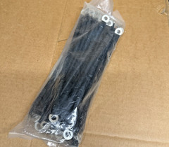 LOT OF 25 6 GAUGE WIRE 10″ LONG TYPE FLAT ENDS 14-8