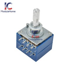 100K ALPS Log Audio Amp Volume Control Stereo Potentiometer 6mm Rotary Knob