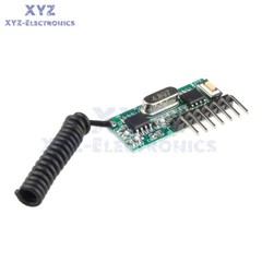 315MHz RF Module Receiver Remote Control 4-Way Learning Decoder Board DC3.3~5V