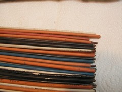 VINTAGE 66 Pieces 12 1/4″+ Long 12 Gauge Copper Wire. In Homemade Tube Various C