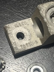 ILSCO TA350-S Terminal Lug CU-AL 350MCM-6 w/ Bolt, Nut & Washer (A)