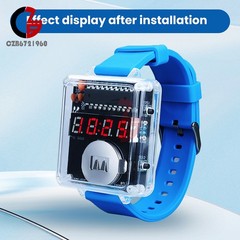 DIY Electronic Kit LED Digital Watch Kit DIY Clock Soldering Project Practice