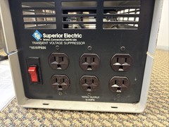 Superior Electric 6 Outlet Transient Voltage Suppressor TVS151P6DU 15Amp Surge
