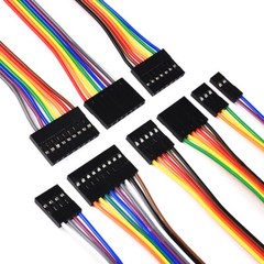Dupont Cables Jump Wire F-F Jumper Breadboard Cable Lead 1 2 3 4 5 6 7 8 9 10 P