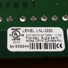 Lenel LNL-2220 Controller Board, 12/24VDC – USED
