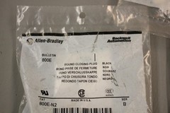 LOT OF THREE ALLEN BRADLEY ROCKWELL AUTOMATION ROUND CLOSING PLUG 800E-N2 SER B