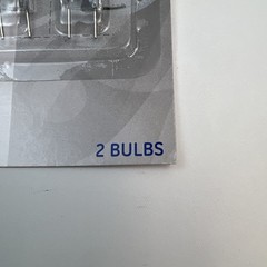 25-Watt T4 Quartz Halogen Replacement Light Bulb 2 Pack 84886 120v 240 L Sealed