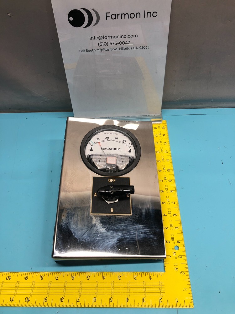 Dwyer 2001C2001C Magnehelic Pressure Gauge Panel Assy, 175198