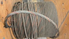Portable Wire Rack Dispenser With 3 Rolls of wire as pictured