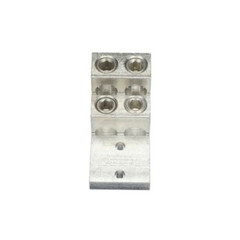 Blackburn AQ-4-600, 2 AWG to 600 KCMIL, 3/8″ Stud, 4-Barrel, Mechanical Lug, 1pc