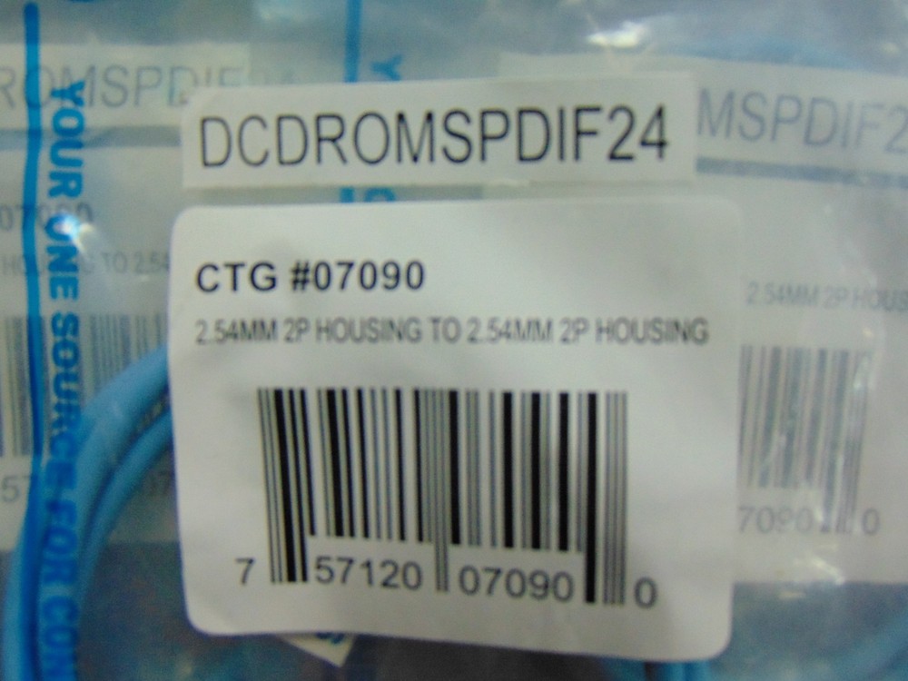 CABLES TO GO #07090 2.54MM 2P HOUSING TO 2.5 MM 2P HOUSING CD ROM