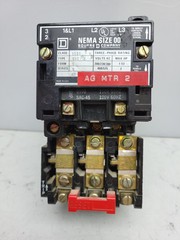 Square D 8536-SA0-12 Nema Size 00 Motor Starter Form S Series B B4.15 Relay