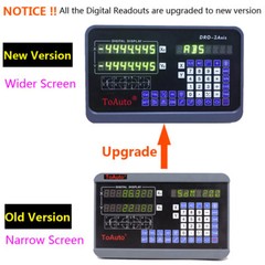 6″ 20″ 2Axis DRO Digital Readout TTL Linear Glass Scale Milling 5µm 150 & 500mm