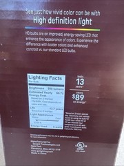 3 Pack GE 93116239 LED Light Bulb, G40 Lamp, 60 W Equivalent, E26 Medium Bulbs