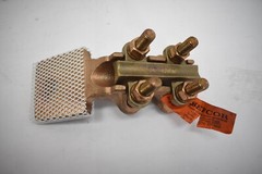 Sefcor Straight Bolted Bronze Tee Connector 4/0 AWG 450 M FNCT-45-34-4A