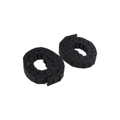 2PCS R28/R38/R55 Drag Chain Wire Carrier Plastic Semi Close/Open Type Cable 1M