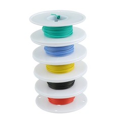 Electric Wire 30AWG, Silicone, 5 Colors 32.8ft, 300V, Heat Shrink Tubing