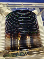 SEH 12 Inch CZ Polished Silicon Wafers Chip Monocrystalline Wafer Pattern QTY 25