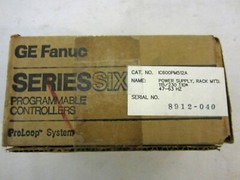 General Electric Multiloop Power Supply, Model IC600PM512A, GE Fanuc Series Six