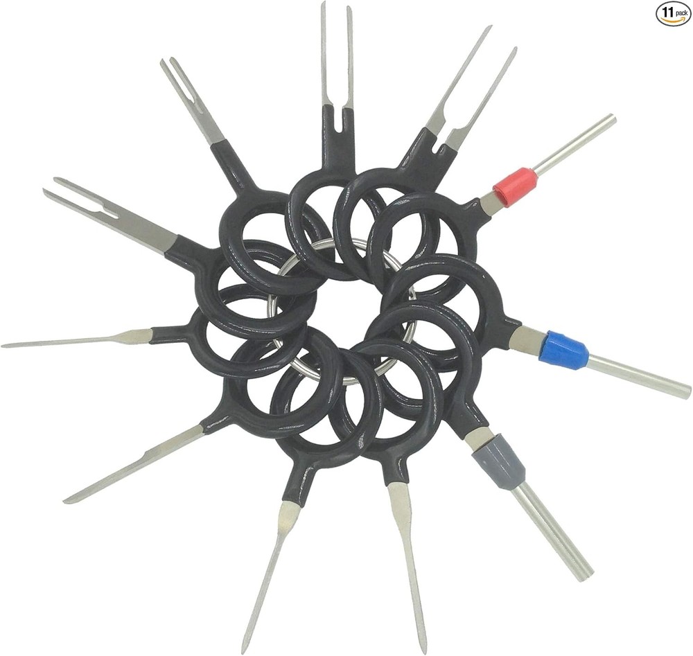 Electrical Wiring Connector Release Pin Tool (11 Pieces No Duplicate)