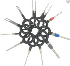 Electrical Wiring Connector Release Pin Tool (11 Pieces No Duplicate)
