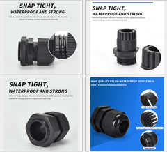 IP68 Cable Gland Cable Gland Joints Industrial Use Manual Installation