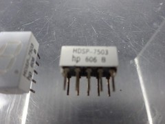 Lot of 2, HDSP-7503 7.6MM COMMON CATHODE 7 Segment LED Display RED