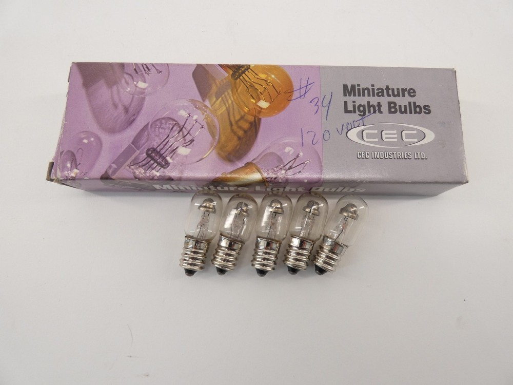*Pack of 5* CEC Miniature Light Bulb – NEW Surplus!