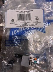 9- LEVITON 41108-RW3 & 7- 41108-RW5 Quick Connect Lot New Sealed