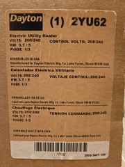 BRAND NEW, Dayton Electric Wall & Ceiling Unit Utility Heater 2YU62