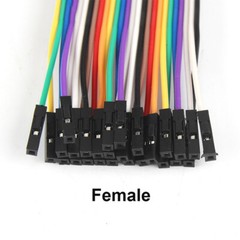 40P Dupont wire 10CM-30CM Cables Line Jumper Connector F-F/M-M/Male to Female