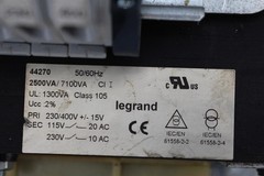 Legrand LE 44270 Transformer Isolating Transformer 2500VA